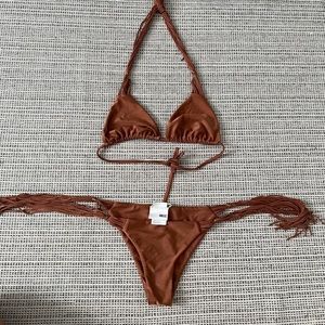 Amuse Society Bikini Two Piece Set